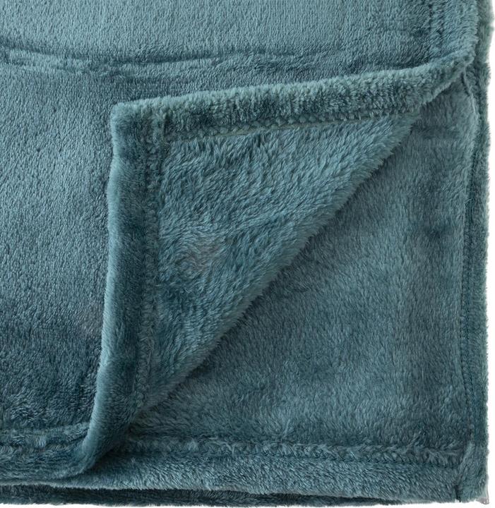 Produktbild Atmosphera Plaid Reihe 150X200Cm Petrol Poly. 100% Recyceln (150 x 200 cm)