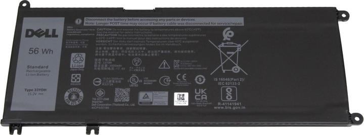Actual product image Dell 33YDH (4 Cells, 3600 mAh)