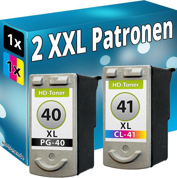 Produktbild Druckfuxx TINTE PATRONEN für CANON PG40+CL41 PIXMA MP140 MP150 MP160 MP170 MP18