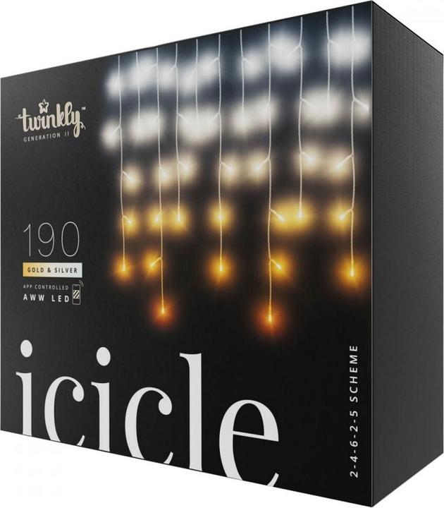Image du produit Twinkly Icicle Gold Edition (5 m)