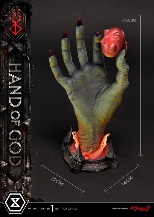 Actual product image Prime 1 Studio Berserk statuette 1/1 Life Scale Hand of God 25 cm