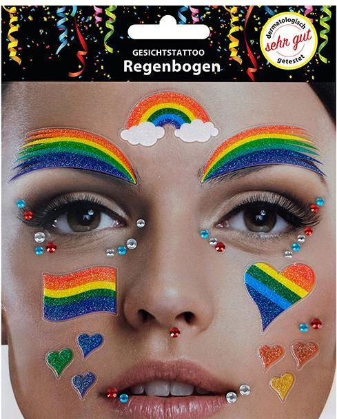 Image du produit Sombo Tatouage du visage Rainbow