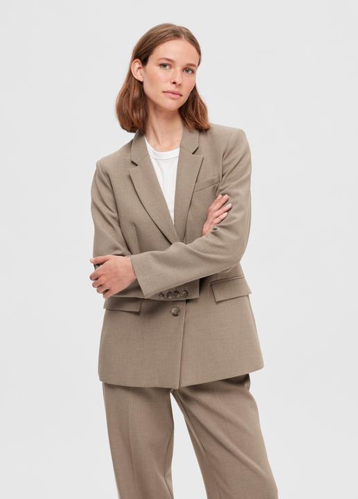 Actual product image Selected Femme Classic Single Breasted Blazer (42)