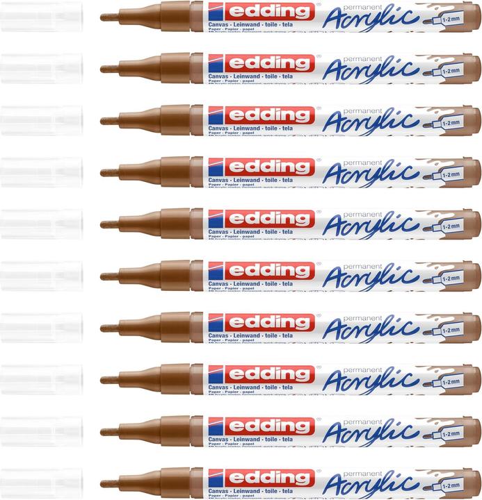 Actual product image Edding Acrylic marker 5300 Fine (Hazelnut, 2 mm, 1 x)