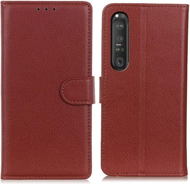 Produktbild MU Classic Litchi Leder Bookcover Series (Sony Xperia 1 III)