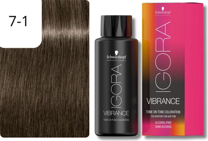 Immagine prodotto Schwarzkopf Professional IGORA Vibrance Hair Tint NUOVO (7-1 Biondo medio Cendré)