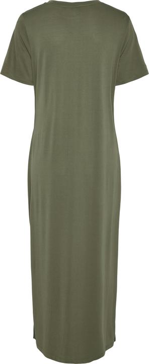 Actual product image Pieces Pcanora Ss O-Neck Midi Knot Dress Bc (XXL)