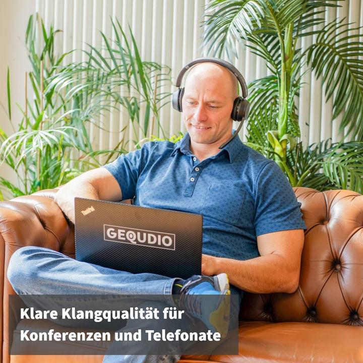 Image du produit Gequdio Casque sans fil Bluetooth GB-2 (sans adaptateur USB) (Sans fil, USB-A)