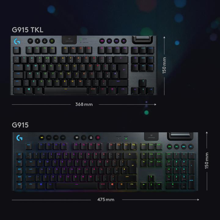 Actual product image Logitech G915 Lightspeed (US, Wireless)