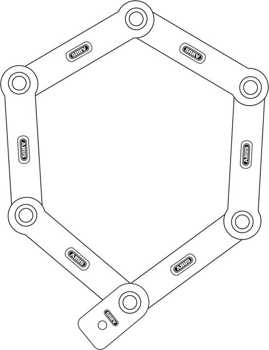 Actual product image Abus Bordo Combo 6100 (90 cm)