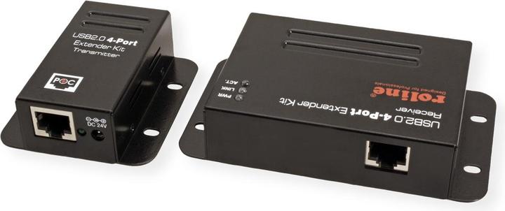 Immagine prodotto Roline Estensore USB2.0 via TP (USB-B, USB-A, 4 Porti)