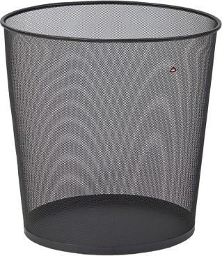 Image du produit Alba Corbeille à papier Meshcorbgm, 40 l, métal, noir (40 l)