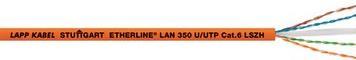 Actual product image Lapp 10 metre 2170956 Etherline Lan Cat.6 F/UTP 4x2xAWG23 data cable LSZH up to 350 MHz with foil c (S/UTP, CAT6, 10 m)