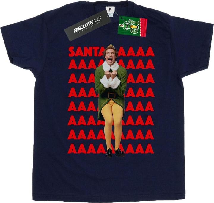 Immagine prodotto Elf Buddy Santa Scream Maglietta Ampia Donna (XXL)