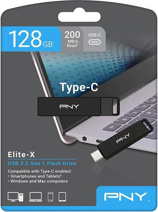 Produktbild PNY USB Stick 128GB USB 3.1 Elite-X Type-C (128 GB, USB-C)