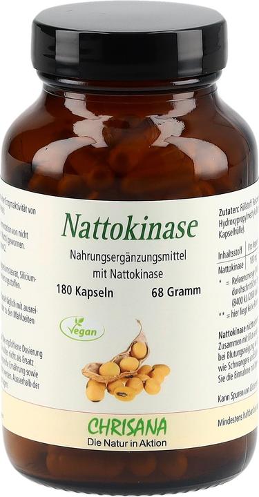 Actual product image Chrisana Nattokinase (180 Piece, Capsules, 100 g)