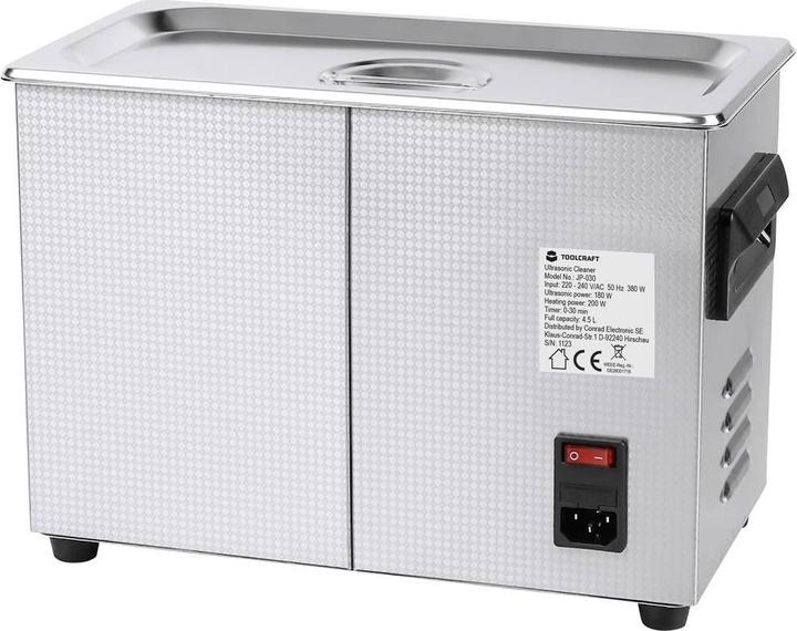 Actual product image Toolcraft TO-8705304 (40 kHz, 4500 ml)