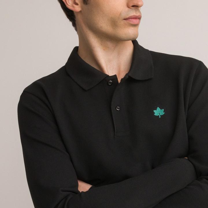 Produktbild La Redoute Collections Langärmeliges Poloshirt (3XL)