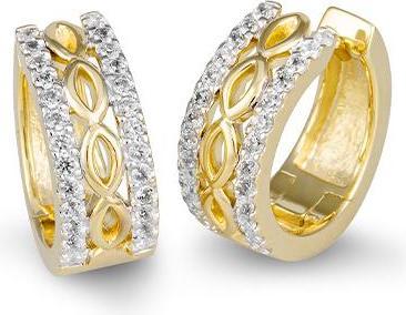 Actual product image Breuning EAR CUTLERY - BRILL. 0,52 Ct. H/si (585, - Gold)