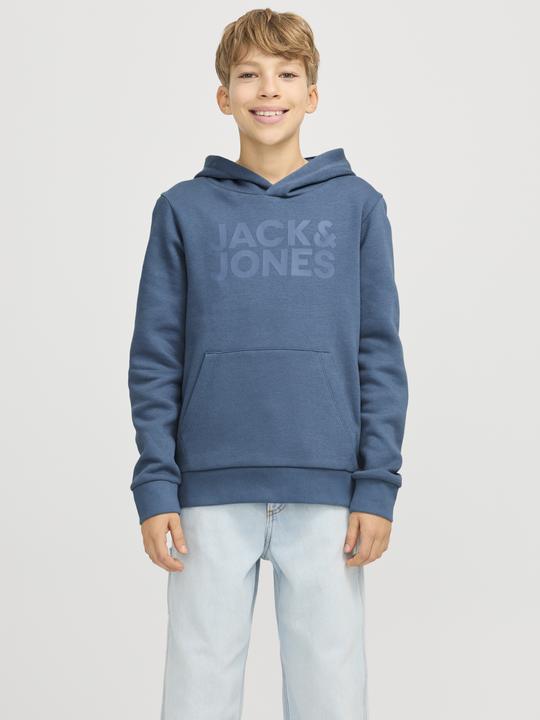 Actual product image Jack & Jones Jjecorp Logo Sweat Hood Noos Jnr (152)