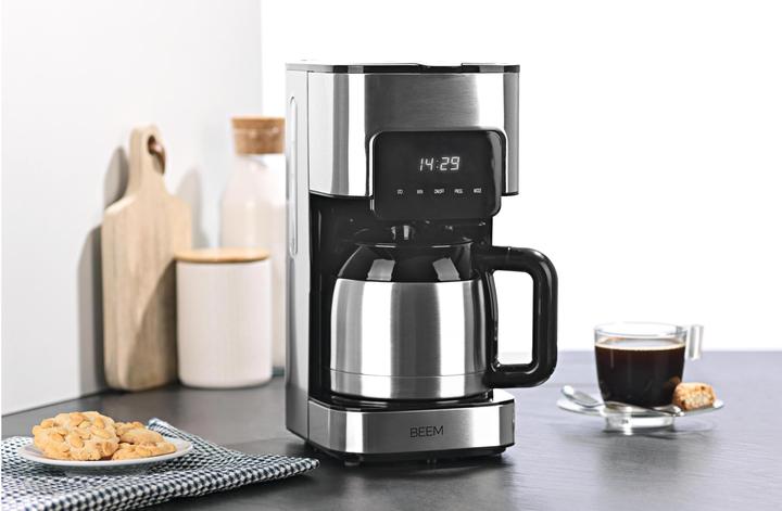Produktbild Beem Filterkaffeemaschine Fresh Aroma Touch, 800W Schwarz/Silber