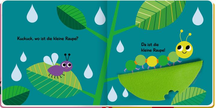 Actual product image Mein Filz-Fühlbuch: Kuckuck, kleiner Käfer! (German)