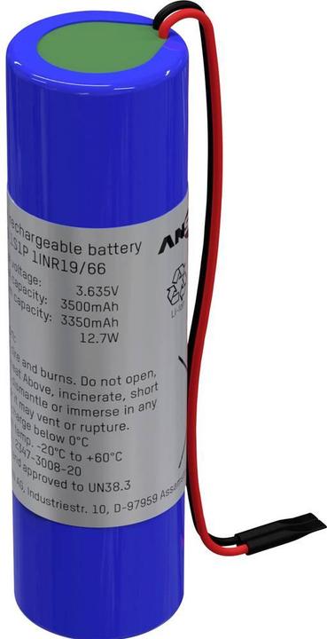 Immagine prodotto Ansmann Li-Ion Battery Pack 1S1P (1 pz., 18650)