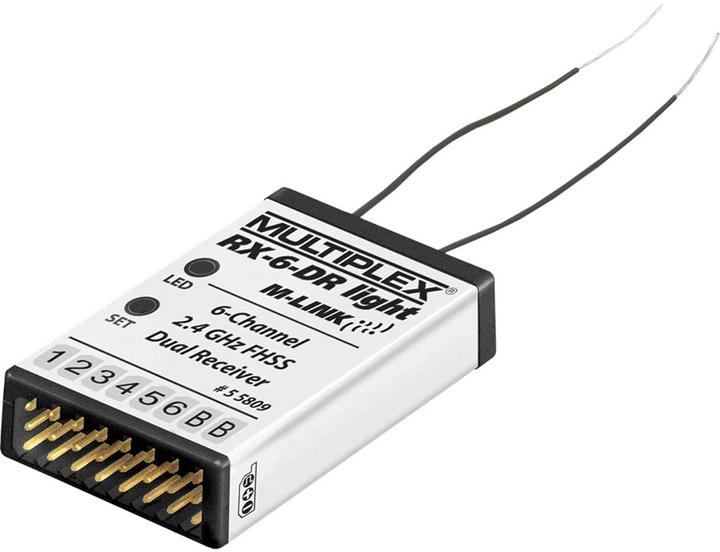 Produktbild Multiplex Empfänger RX-6-DR light 2.4 GHz M-LINK