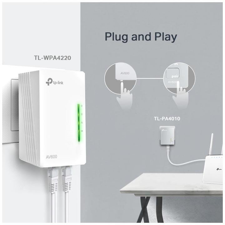 Image du produit TP-Link Tl-Wpa4220 Kit (600 Mbit/s)