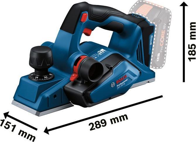 Immagine prodotto Bosch Professional Pialla a batteria GHO 18V-26, in scatola