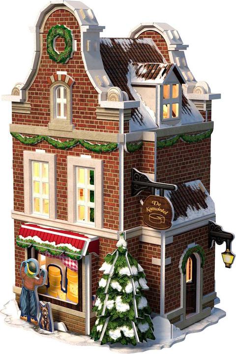 Actual product image Cubicfun Kubisches lustiges 3D-Puzzle-Käsegeschäft mit LED-Beleuchtung