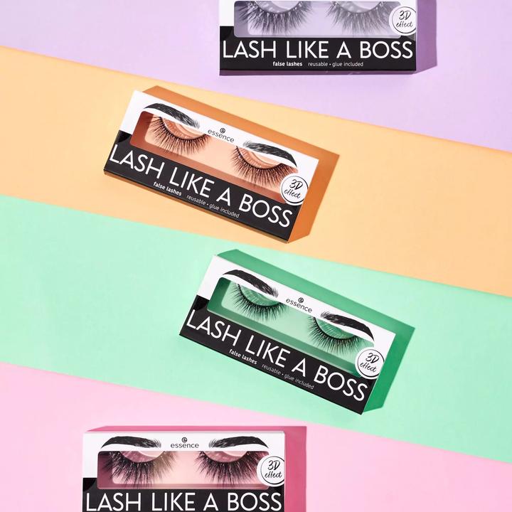 Produktbild essence Künstliche Wimpern 3x Lash like a Boss Schwarz (Künstliche Wimpern)