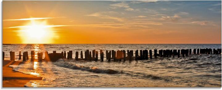 Produktbild Artland Schöner Sonnenuntergang am Strand T3ZU (125 x 50 cm)