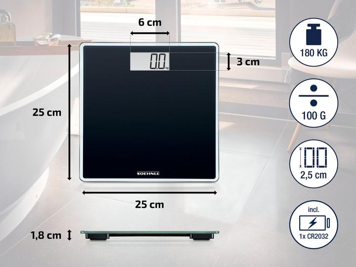 Actual product image Soehnle Style Sense Compact 100 (180 kg)