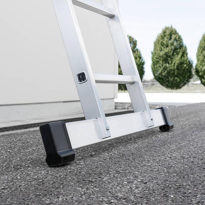 Produktbild Günzburger Sprossen-Anlegeleiter 350 mm breit mit Standard-Traverse 16 Sprossen (Anlegeleiter, 470 cm)