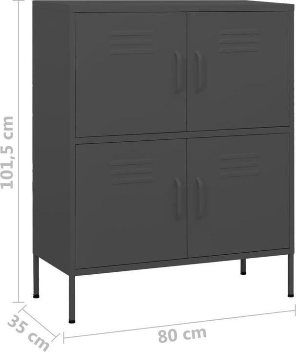 Actual product image VidaXL Samos (80 x 35 x 101.5 cm)