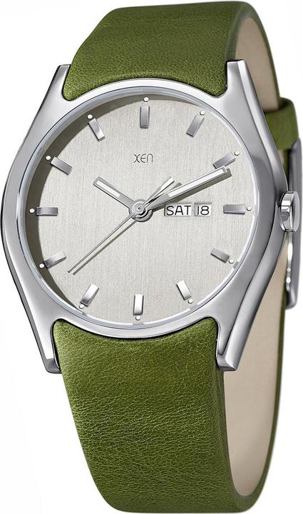 Produktbild Xen Herrenuhr grün XQ0239 (Analoguhr, 43 mm)