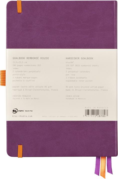Image du produit Rhodia Rhodiarama Goalbook (A5, Quadrillé, Couverture rigide)