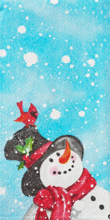 Image du produit Paper + Design Mouchoirs en papier "Happy Snowman" (Bonhomme de neige)