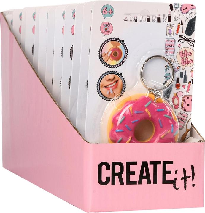 Produktbild Create It! Schaffe es. Schlüsselanhänger Donut mit Lippenbalsam