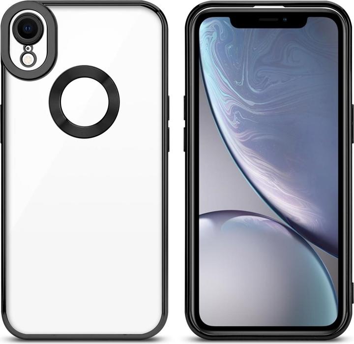 Actual product image Cadorabo TPU Chrome case with camera protection for Apple iPhone XR (Apple iPhone XR)