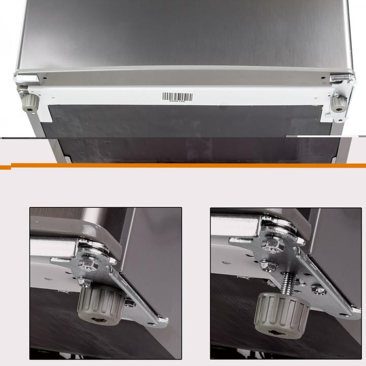 Produktbild Dema Grossraumkühlschrank Kühlschrank Standkühlschrank Edelstahloptik DKS 340 (331 l)