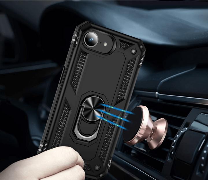 Actual product image Cover-Discount iPhone 16e - Robustes Back Cover mit Kickstand (Apple iPhone 16e)