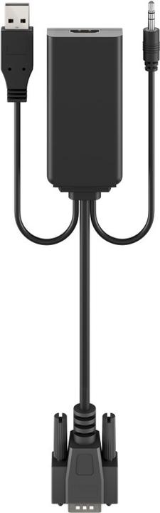Produktbild Goobay VGA/HDMI-Adapterkabel (USB-A, 16 cm)