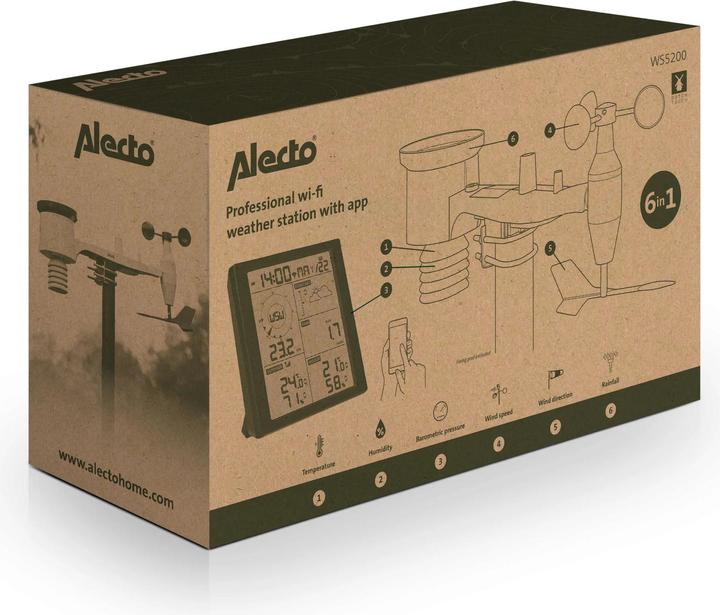 Actual product image Alecto WS5200 weerstation