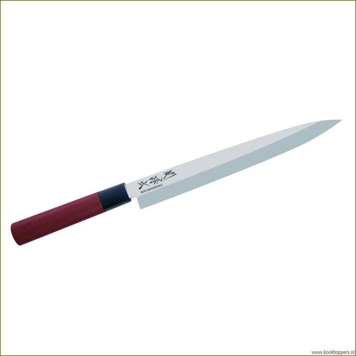 Actual product image Kai Seki Magoroku Red Wood Yanagiba (23 cm)