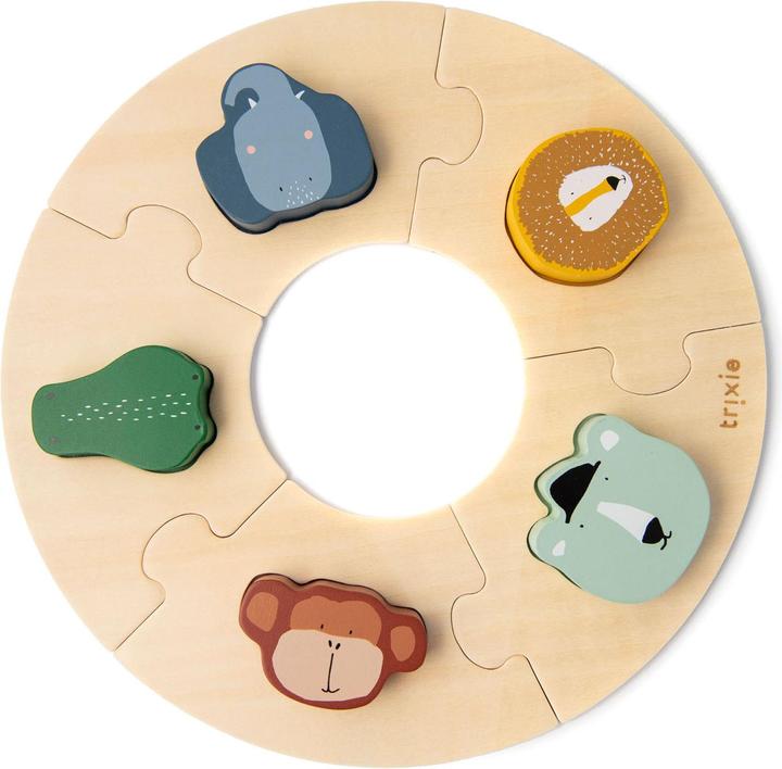 Produktbild Trixie Baby Houten ronde puzzel