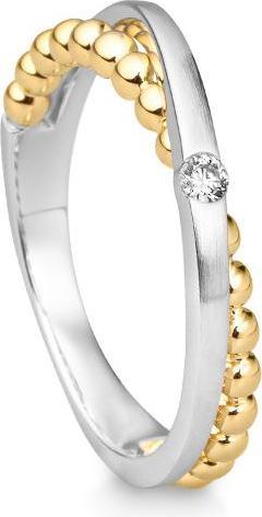 Produktbild Breuning RING - BRILL. 0,045 Ct. H/si (51, 750/18 K Gold)