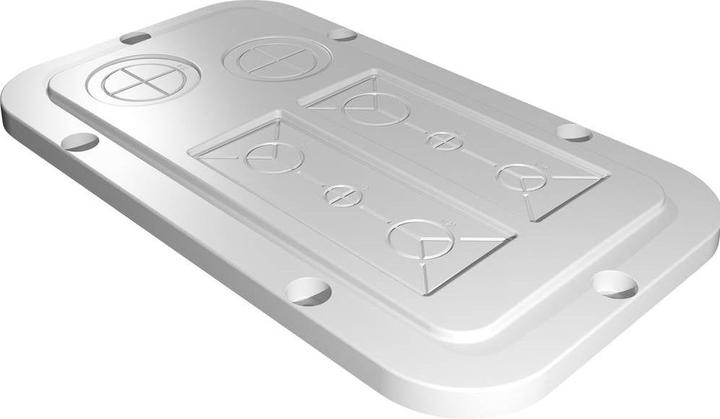 Immagine prodotto Rittal Piastra flangiata in plastica modulare con pre-stampaggio metrico