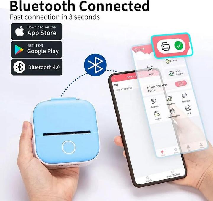Image du produit Phomemo T02 (Noir et blanc)